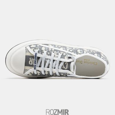 Жіночі кросівки Dior Walk'n'Dior Platform Sneaker White/Grey