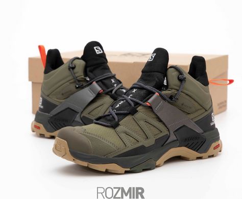 Кроссовки Salomon X Ultra 4 MID GORE-TEX Khaki