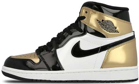 Low top sales gold toe 1s