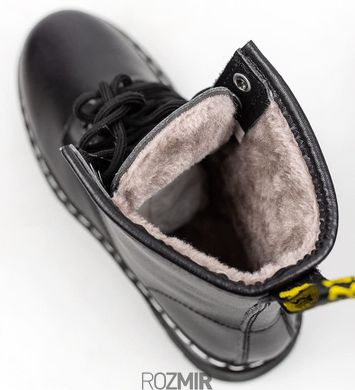 Зимові черевики Dr. Martens 1460 "Black" з хутром