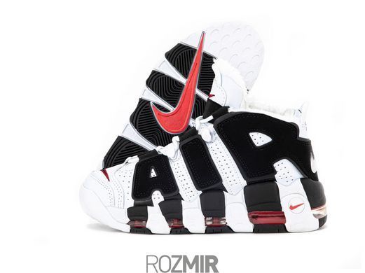 Зимние кроссовки Nike Air More Uptempo Winter Fur White/Black с мехом