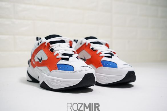Кросівки Nike M2K Tekno "Summit White / Black - Team Orange"