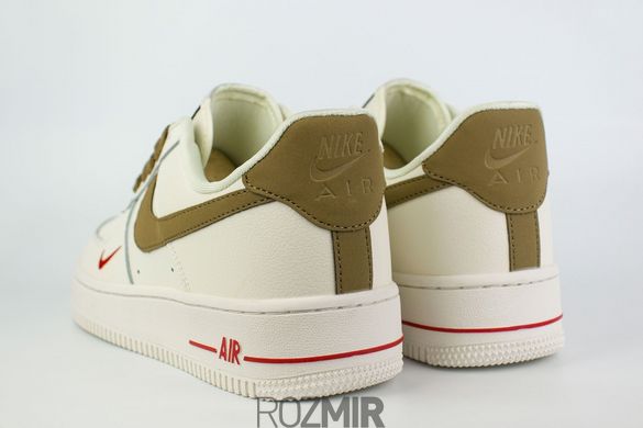 Кроссовки Nike Air Force 1 Low Premium White / Brown