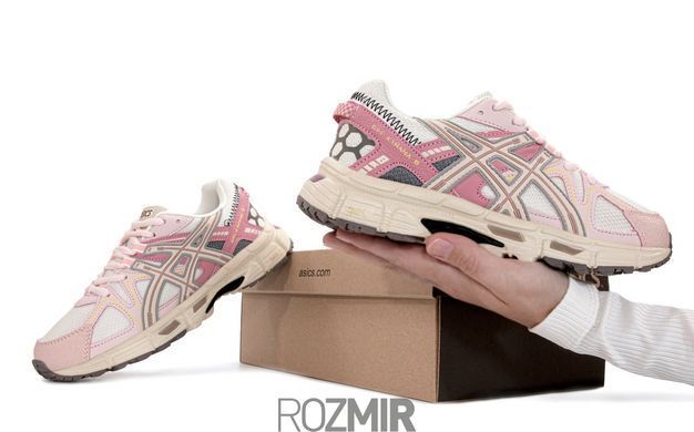 Женские кроссовки Asics Gel-Kahana 8 "Beige/Pink/White/Gray/Black"