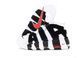 Зимние кроссовки Nike Air More Uptempo Winter Fur White/Black с мехом