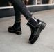 Женские ботинки Dr. Martens 2976 Platform Chelsea Boots "Black" с мехом