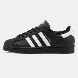 Кроссовки adidas Superstar "Black/Gold/White"