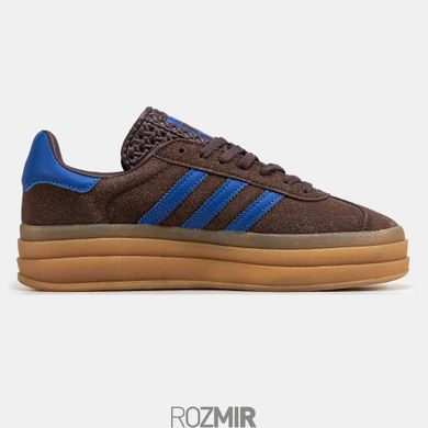 Кроссовки adidas Gazelle Bold Shoes Dark Brown Blue
