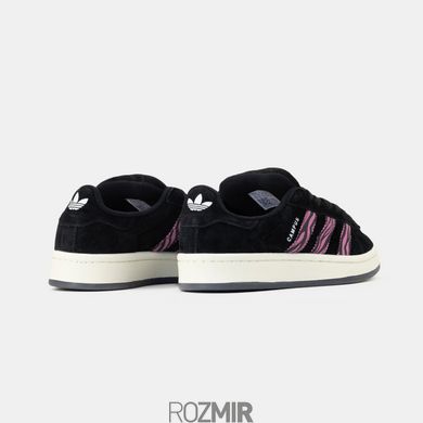 Женские кроссовки adidas Campus 00s Black/Pink Zebra