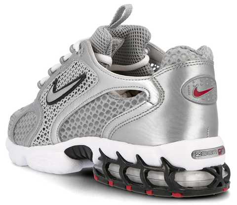 Nike zoom hot sale silver