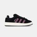 Женские кроссовки adidas Campus 00s Black/Pink Zebra