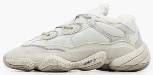 Зимові кросівки adidas Yeezy 500 Winter "Utility Bone White" з хутром