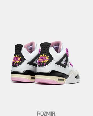 Кросівки Air Jordan 4 Comic White/Fire Pink IO2362-100