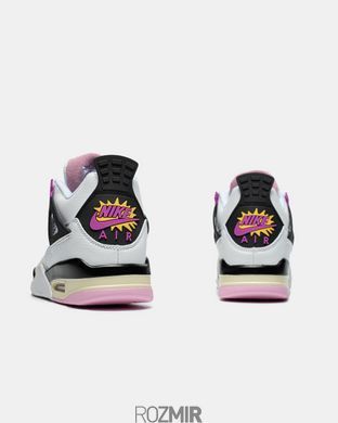 Кросівки Air Jordan 4 Comic White/Fire Pink IO2362-100