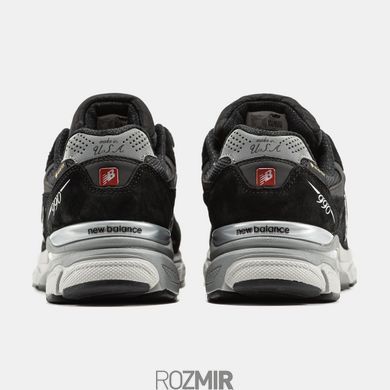 Мужские кроссовки New Balance 990 Gore-Tex Термо "Black/Grey-White"