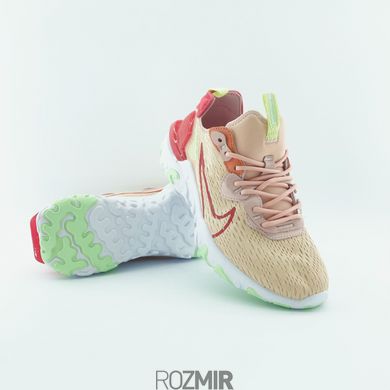 Женские кроссовки Nike React Vision Beige/Red