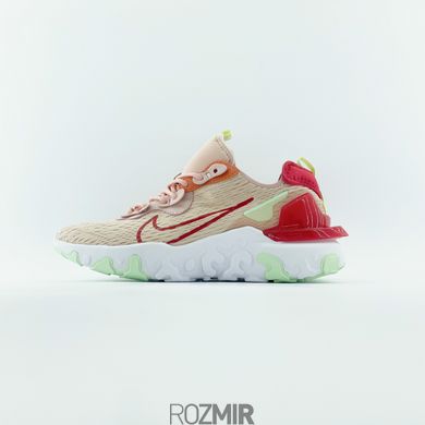 Женские кроссовки Nike React Vision Beige/Red
