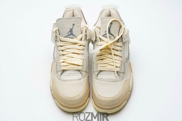 Кросівки OFF-WHITE x Air Jordan 4 Retro "Sail"
