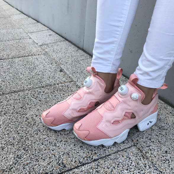 reebok fury pump rose