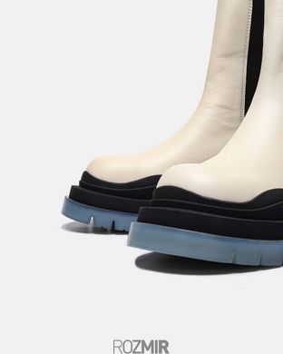 Черевики Bottega Veneta Veneta Veneta Tire Boots "Ivory/Blue"