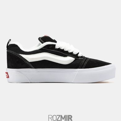 Кеды Vans KNU Skool "White/Black/Red"