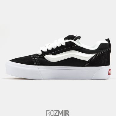 Кеды Vans KNU Skool "White/Black/Red"