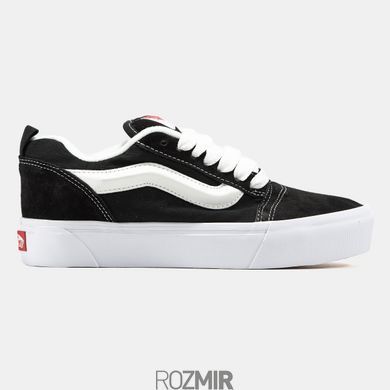 Кеды Vans KNU Skool "White/Black/Red"