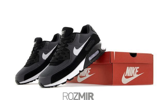 Мужские кроссовки Nike Air Max 90 "Black/Grey-White"