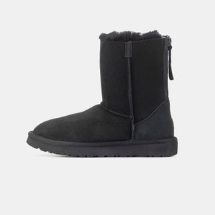 Женские угги UGG W Classic Short Zip Black