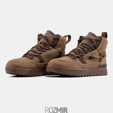 Чоловічі кросівки Lacoste T-Clip Winter Mid Cordura "Brown"