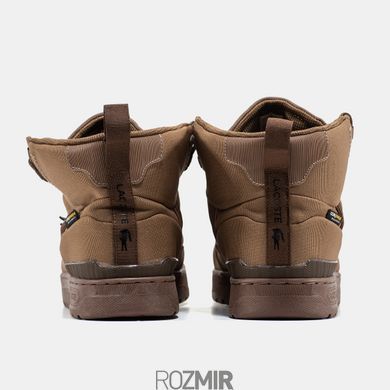 Чоловічі кросівки Lacoste T-Clip Winter Mid Cordura "Brown"