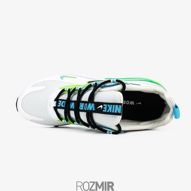 Мужские кроссовки Nike Air Max 270 React WW White/ Black-Blue Fury-Volt