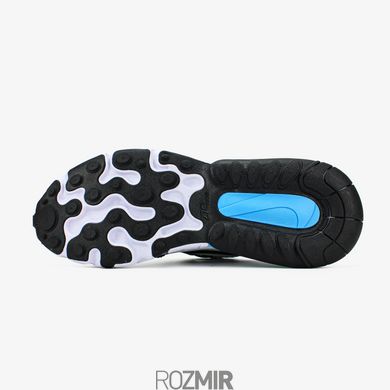 Мужские кроссовки Nike Air Max 270 React WW White/ Black-Blue Fury-Volt