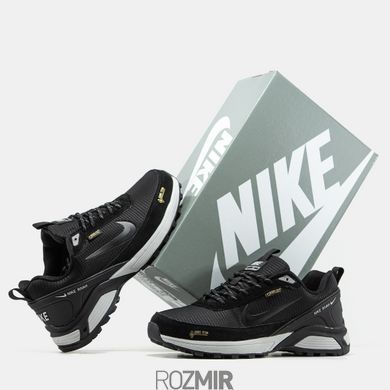 Зимние кроссовки Nike Rivah Low Gore-Tex Winter "Black/Grey" с мехом