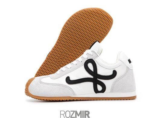 Женские кроссовки Loewe Ballet Runner "White/Black"