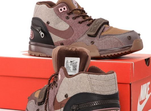Мужские кроссовки Travis Scott x Nike Air Trainer 1 SP Wheat