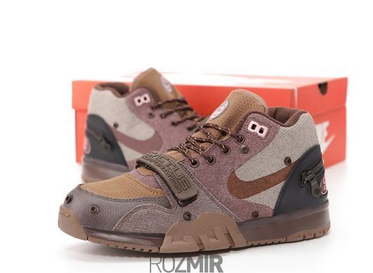 Мужские кроссовки Travis Scott x Nike Air Trainer 1 SP Wheat