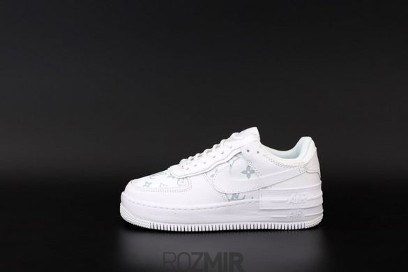 Жіночі кросівки Louis Vuitton x Nike Air Force 1 Shadow "White"