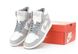 Зимние женские кроссовки Air Jordan 1 Mid Winter "White/Grey" с мехом