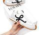 Женские кроссовки Loewe Ballet Runner "White/Black"