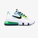 Мужские кроссовки Nike Air Max 270 React WW White/ Black-Blue Fury-Volt