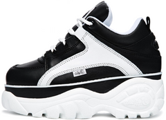 Женские кроссовки на платформе Buffalo London Platform Sneakers "Black/White", 40