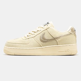 Кросівки Stussy x Nike Air Force 1 Low "Fossil Stone" CZ9084-200