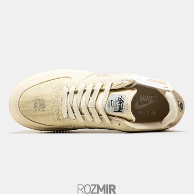 Кроссовки Stussy x Nike Air Force 1 Low "Fossil Stone" CZ9084-200