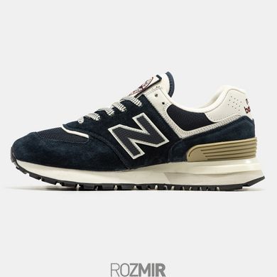 New Balance 574 x Stone Island Navy Blue/White