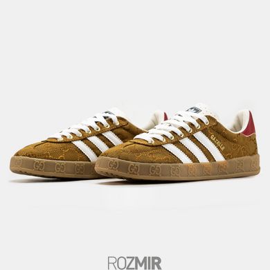 Кросівки Gucci x adidas Gazelle Brown