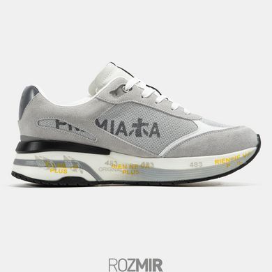 Мужские кроссовки Premiata Moerun "Grey/White/Black/Yellow"