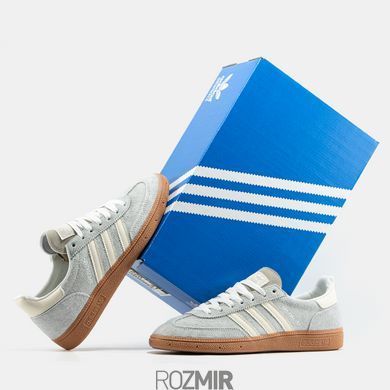 Женские кроссовки adidas Spezial "Grey-Blue/Beige-White"