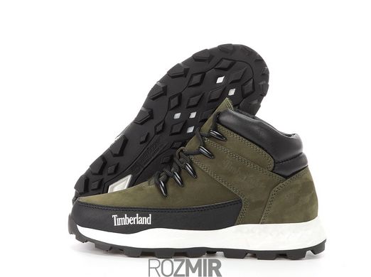 Зимові чоловічі черевики Timberland Winter Boots Khaki з хутром