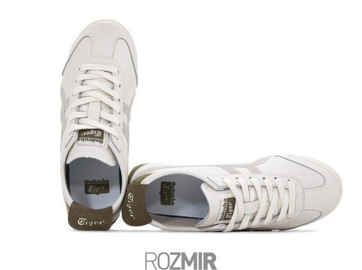 Женские кроссовки Onitsuka Tiger Mexico 66 "Milk/White/Brown/Khaki"